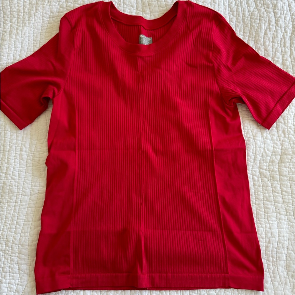 Red athleta top. Size M.